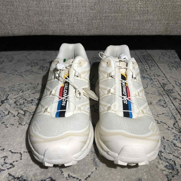 SALOMON XT-6 Waterproof Sneaker Neutral Vanilla Ice - Picture 8 of 11